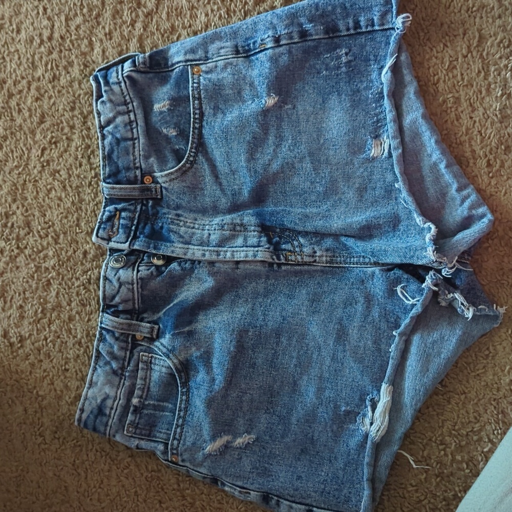 Denim shorts
